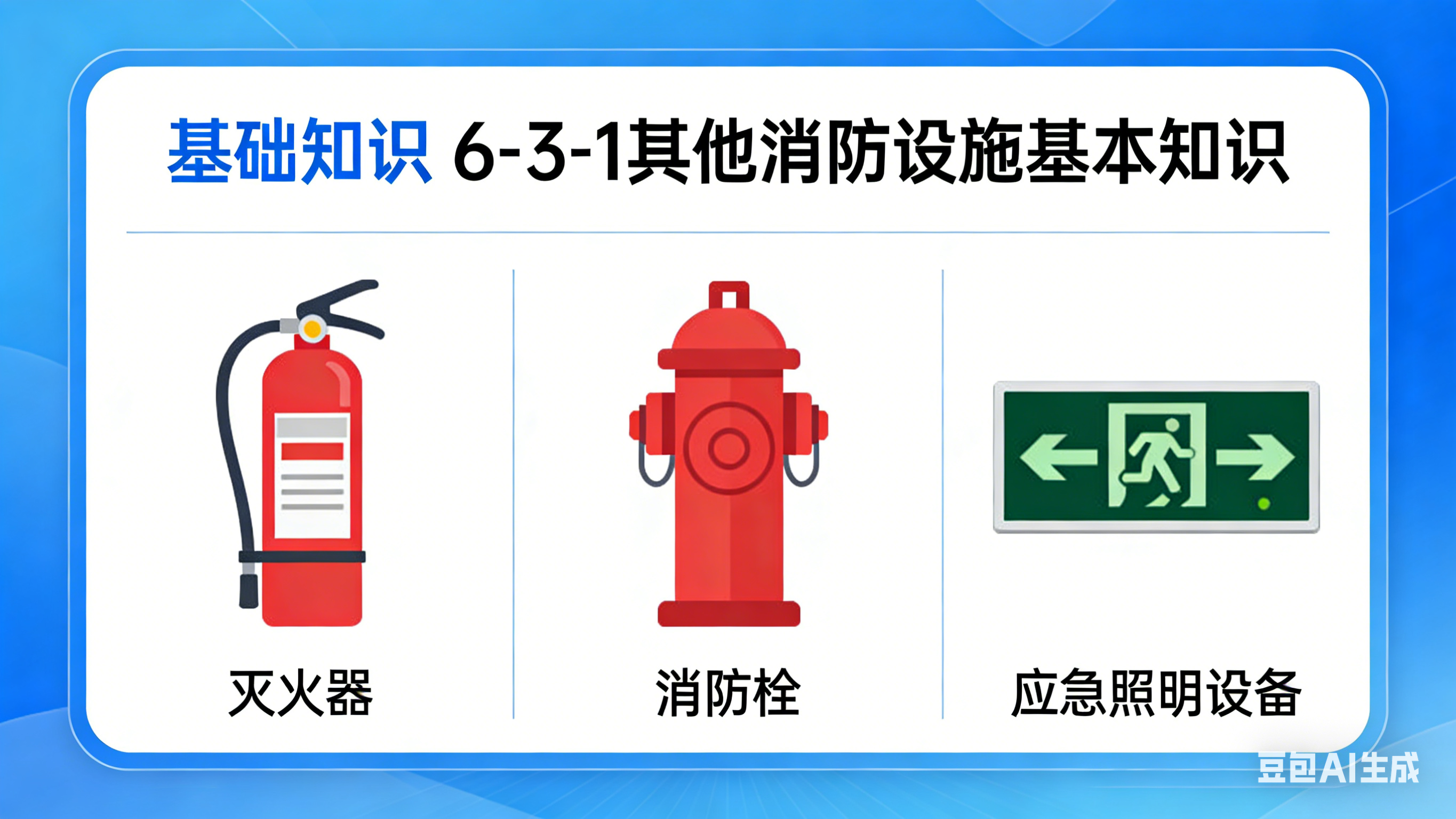 《基础知识》6-3-1其他消防设施基本知识