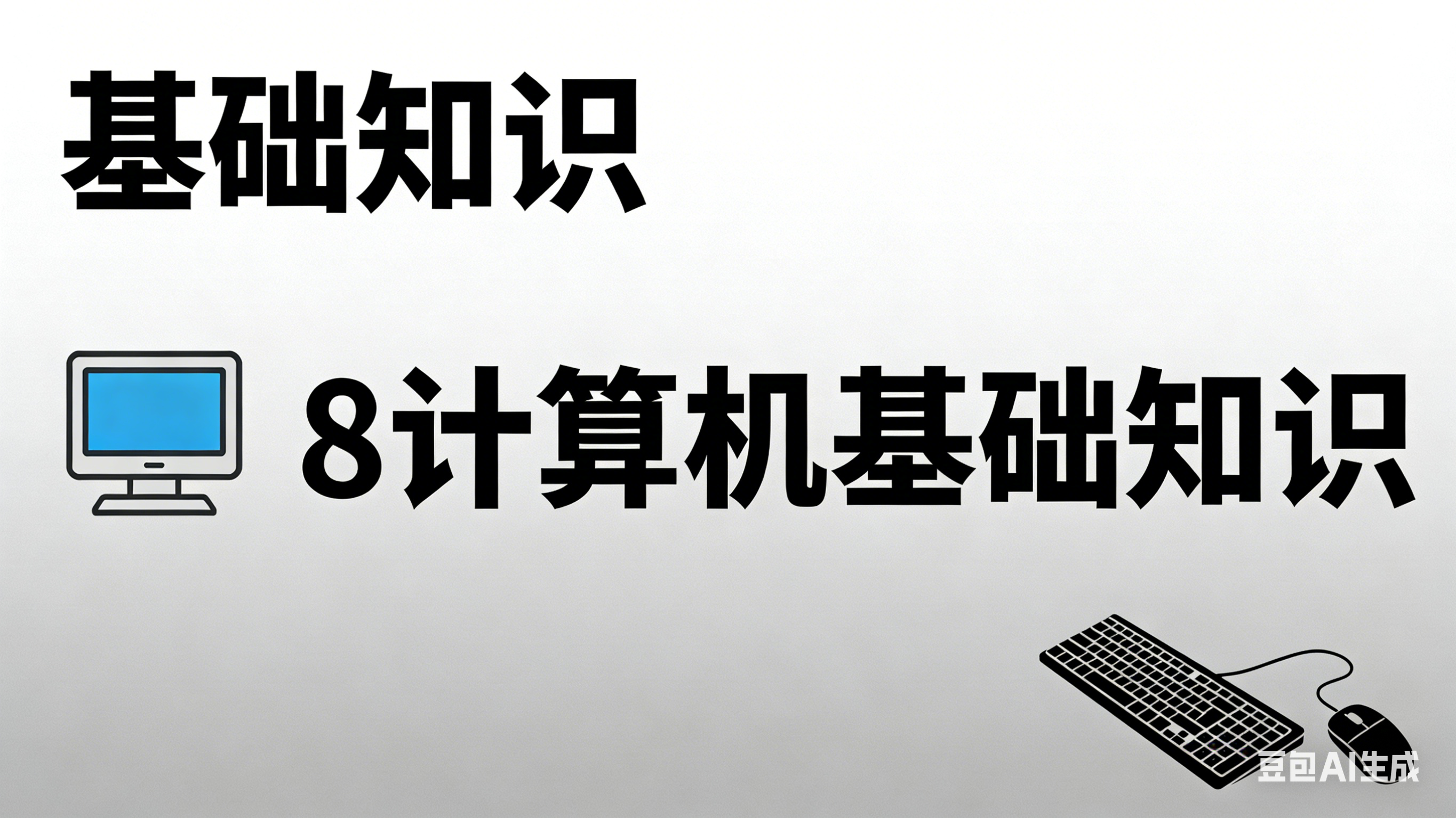 《基础知识》8计算机基础知识